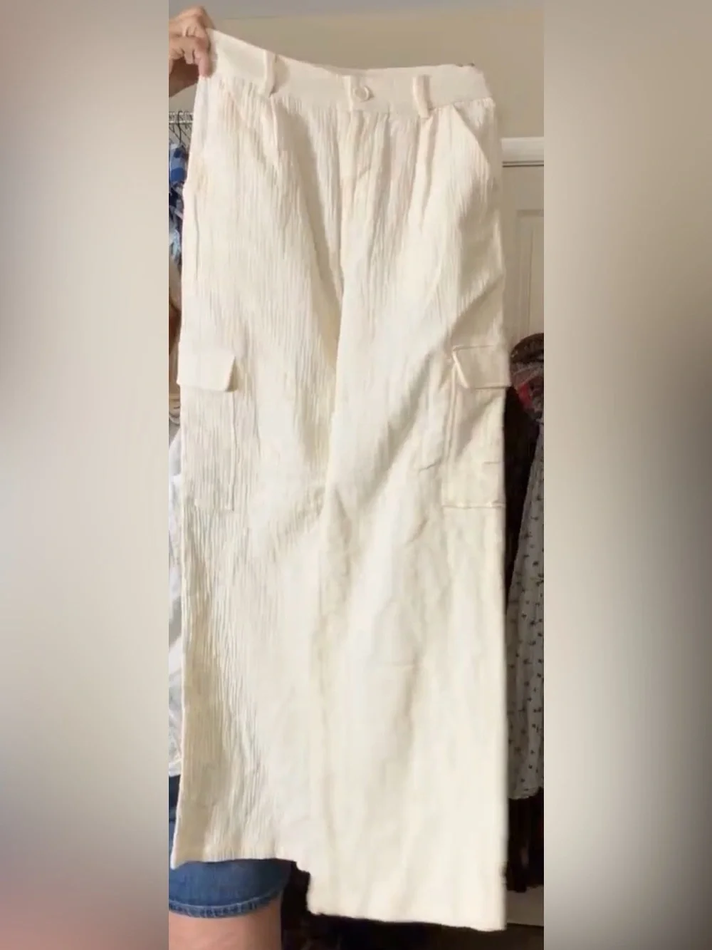Cargo Pants, Wide Leg by Ellison in Size Medium, 100% Gauze Cotton, NWOT